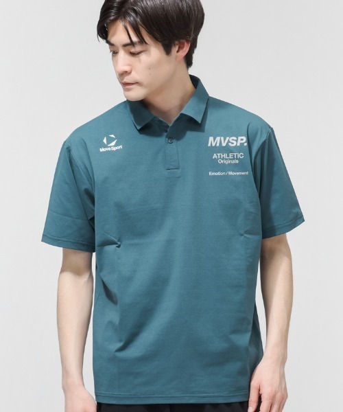 MOVESPORT ポロシャツ 半袖 「別注」ムーブスポーツ 限定コラボ メンズ