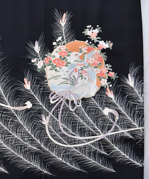 ベスト ジレ 着物リメイク maison utatane ジレ 鳳の夢路 レディースの画像