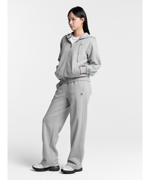 FILA グレー ジャージパンツ FILA（フィラ） ワイドパンツ スウェットパンツ ジャージ Essential