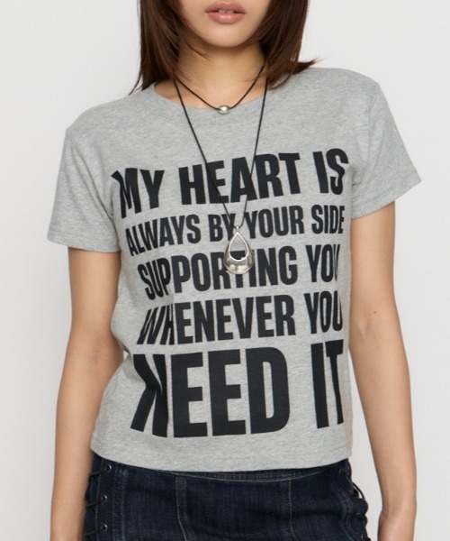 LAGUA GEM（ラグアジェム） tシャツ 半袖 USEFUL PRINT Tシャツ