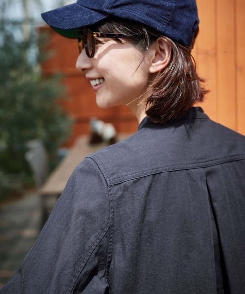 「Sunny clouds」 長袖ワンピース X-LARGE チャコール レディース_画像9