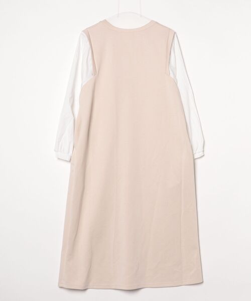 「SHOO・LA・RUE」 長袖ワンピース 03 ライトベージュ レディース_画像2