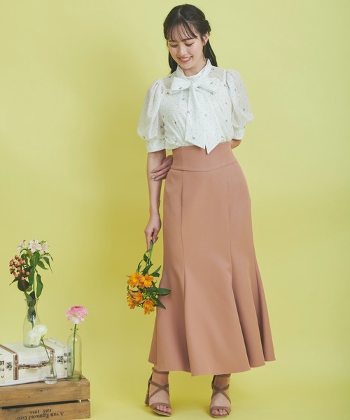 「NOELA」 半袖ブラウス フリー ピンク レディース_画像6