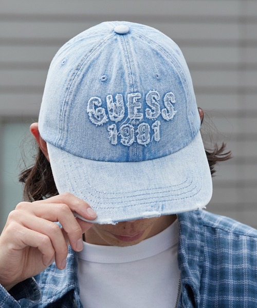 guess jeans キャップ　ゲス　ヒョンジン　straykids GUESS（ゲス） キャップ 帽子 「Stray Kids ヒョンジン着用」GUESS