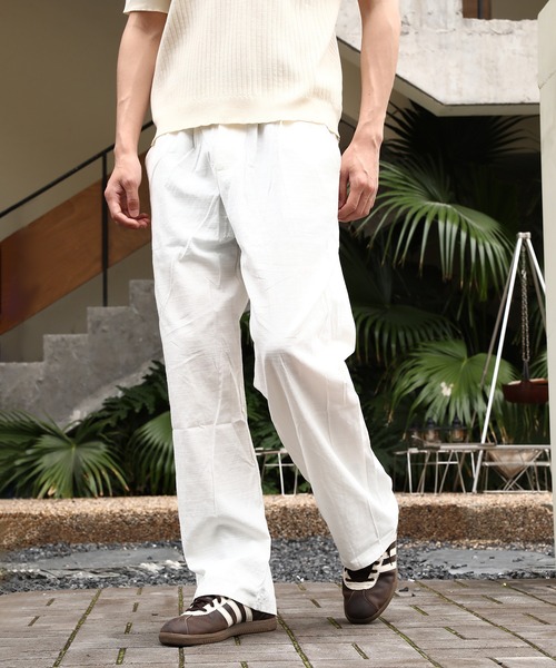 「Cloudstyle」 スラックス MEDIUM ライトベージュ メンズ_画像5