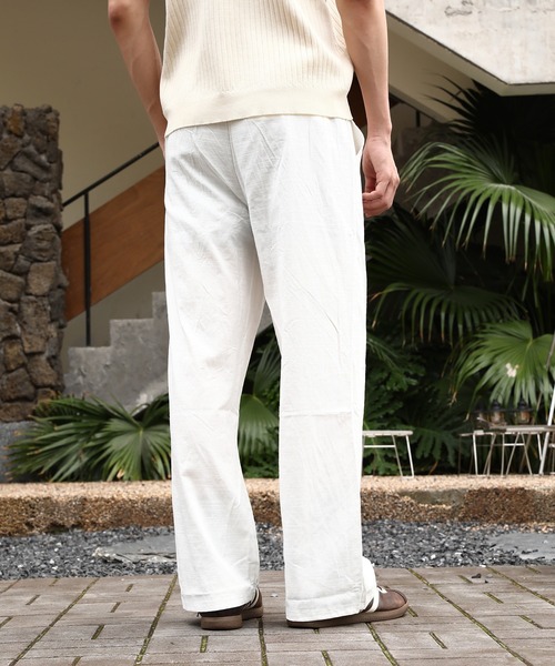 「Cloudstyle」 スラックス MEDIUM ライトベージュ メンズ_画像7