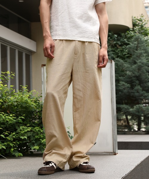 「Cloudstyle」 スラックス MEDIUM ライトベージュ メンズ_画像9