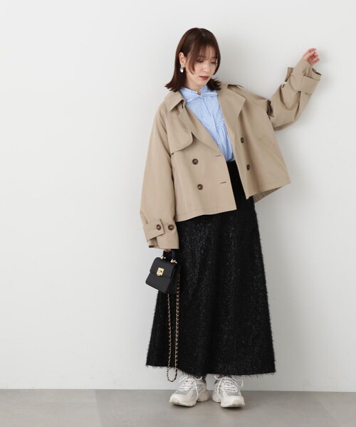 「N.(N. Natural Beauty Basic)」 長袖ブラウス MEDIUM ブルー レディース_画像8