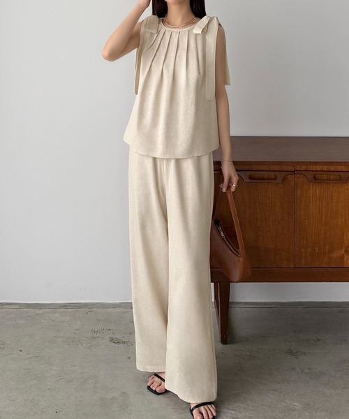 「callautia」 セットアップ MEDIUM ブラック レディース_画像3
