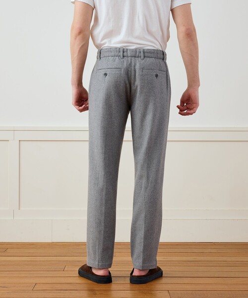 パンツ ウールカシミヤフランネルパンツ MWWF1357 メンズの画像