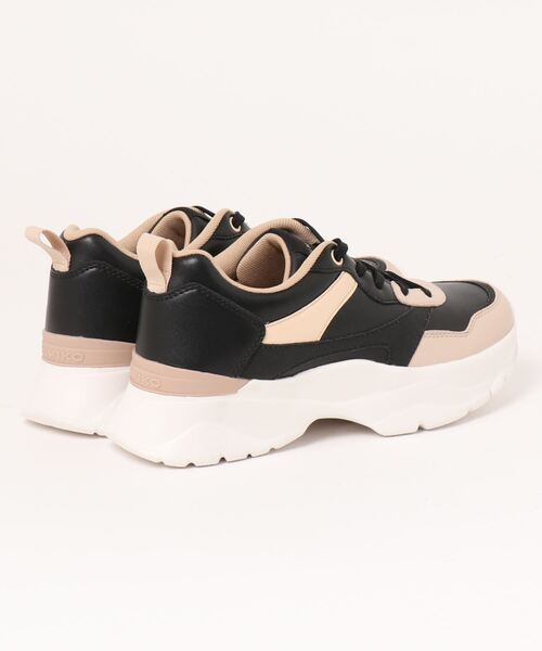 「HIMIKO」 ローカットスニーカー 24.5cm ブラック レディース_画像2