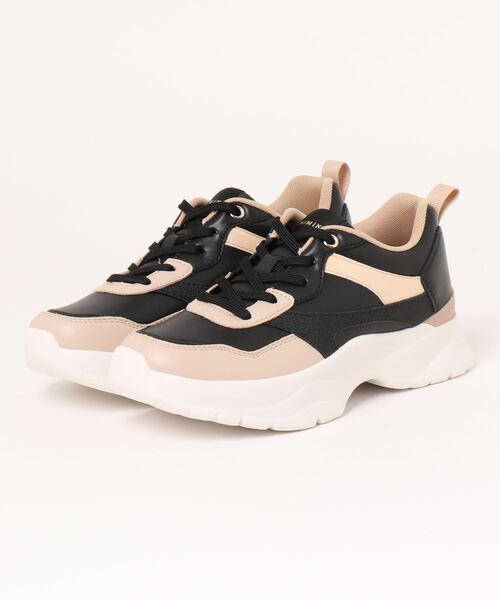 「HIMIKO」 ローカットスニーカー 24.5cm ブラック レディース_画像4