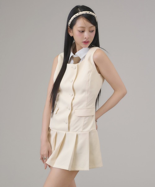 aresjour mignon×Shionコラボタイシャツレイヤードワンピース apres jour mignon（アプレジュールミニョン） ワンピース 「aresjour