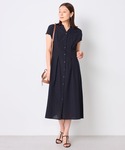 ワンピース 「接触冷感・ウォッシャブル」前開き...の詳細画像5