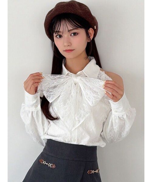 専用　　yeah_rightii ブラウス　トップス RESEXXY（リゼクシー） ブラウス シャツ ショルダーオープンボウタイ