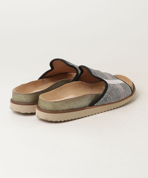 「GAIMO」 フラットサンダル 37 シルバー レディース_画像2