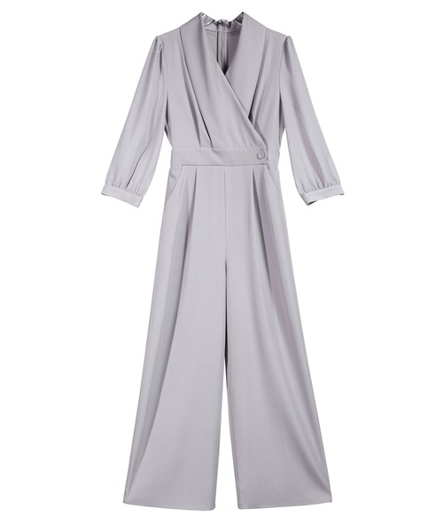 「DRESS PLUS」 オールインワン L ブルー レディース_画像2