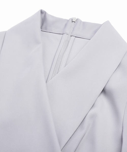 「DRESS PLUS」 オールインワン L ブルー レディース_画像4