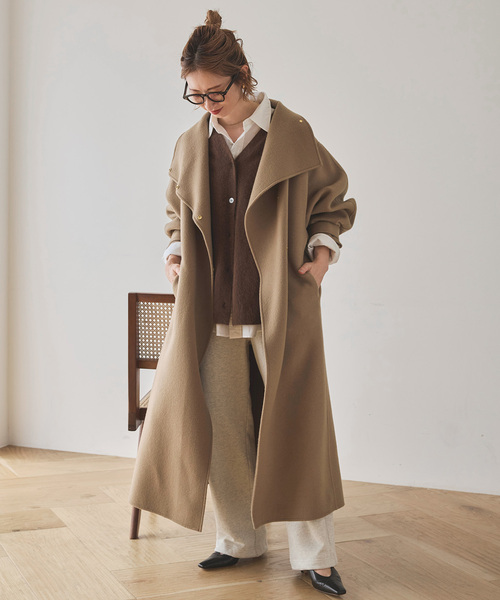 Spick＆Span（スピック アンド スパン） ノーカラーコート コート