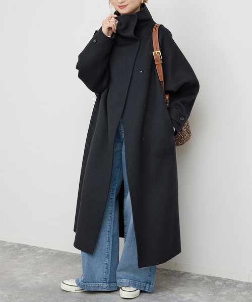 Spick＆Span（スピック アンド スパン） ノーカラーコート コート