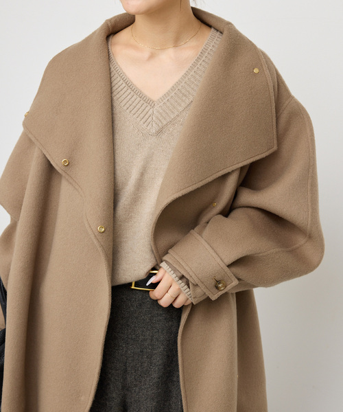 Spick＆Span（スピック アンド スパン） ノーカラーコート コート