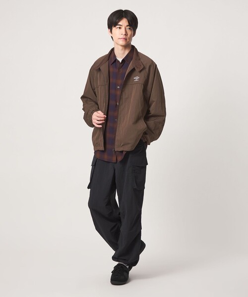 BoTT × UMBRO ブラウン トラックジャケット umbro（アンブロ） ブルゾン アウター 「別注」「UMBRO」トラック