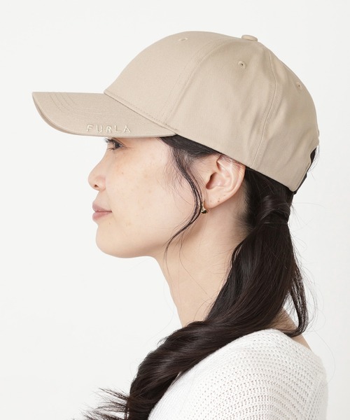 FURLA（フルラ） キャップ 帽子 キャップ ワンポイント刺繍