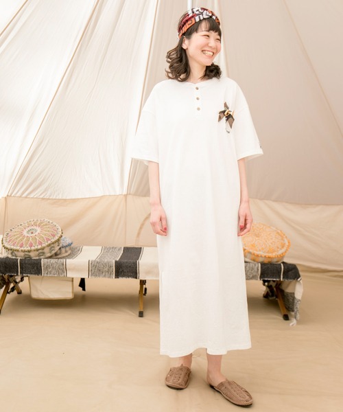 ワンピース チャイハネ Grn Amina ココペリtシャツワンピース Zozotown Paypayモール店 通販 Paypayモール