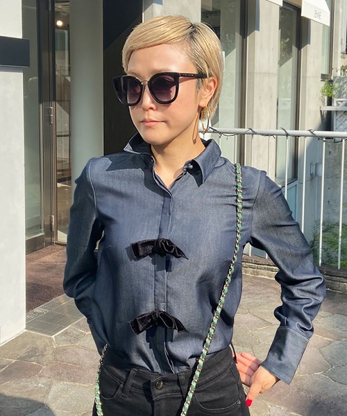 シャツ ブラウス 日本製 着せ替えリボン付きブラウス : ZOZOTOWN