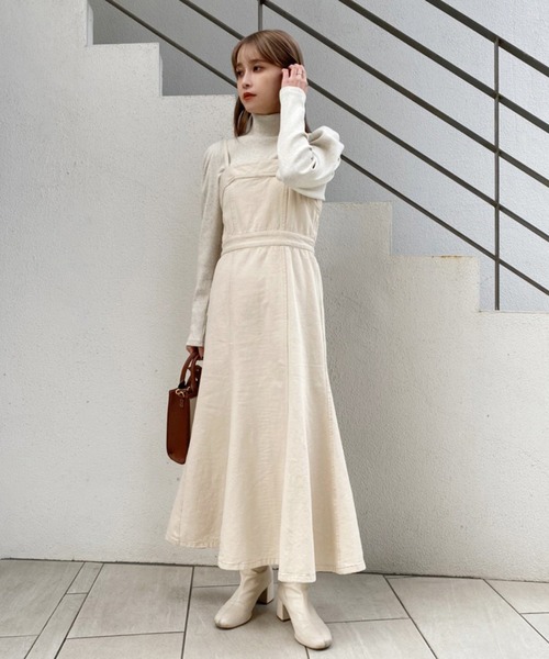 one after another NICE CLAUP ワンピース ジャンパースカート WEB限定