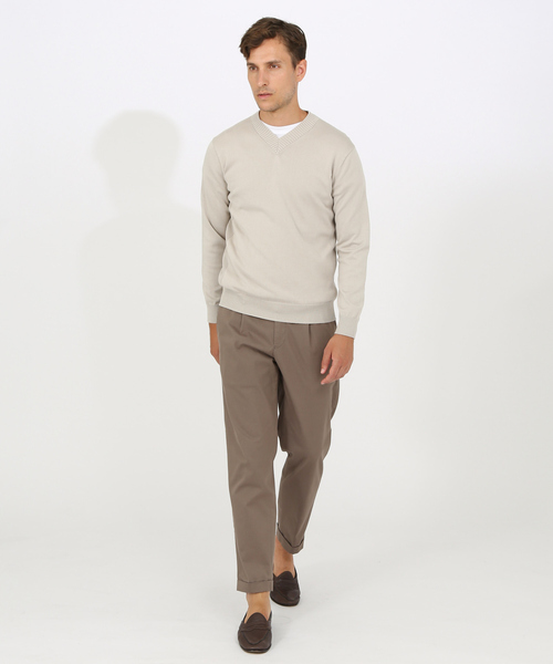 DESIGNWORKS Vネックニット DESIGNWORKS（デザインワークス） セーター ニット 「定番人気