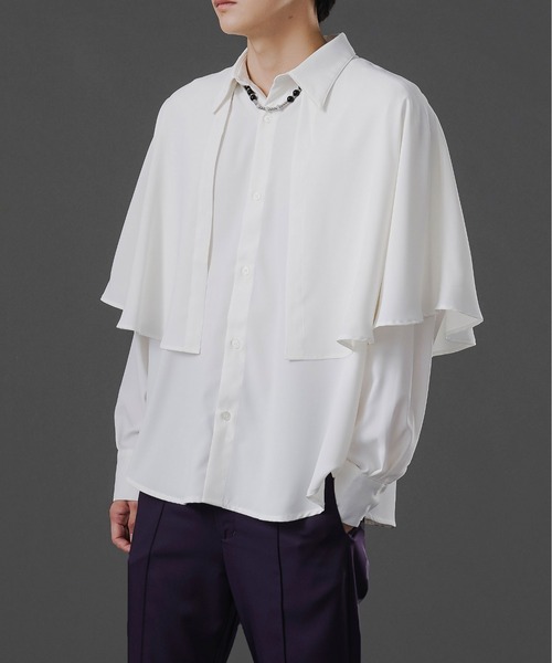 Ellno Loset（エルノロゼット） シャツ ケープシャツ メンズ