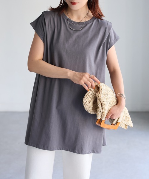 Riberry tシャツ タックAラインTシャツ レディース : ZOZOTOWN Riberry tシャツ タックAラインTシャツ レディース : ZOZOTOWN