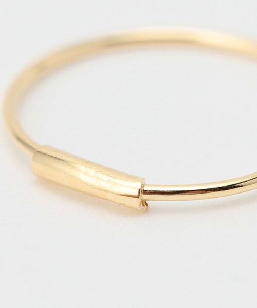 Ray BEAMS ピアス K18 フープピアス 10mm レディース : ZOZOTOWN