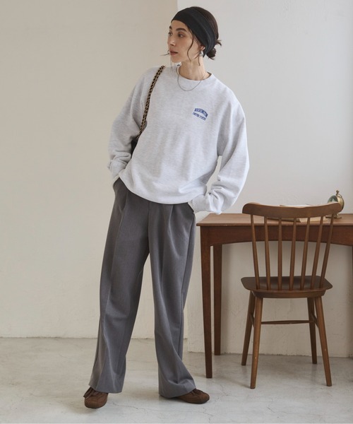 美品★アメリカーナ オフホワイト 袖刺繍 クルーネック スウェットプルオーバー 楽天市場】【20％OFF！FINALセール対象商品】AMERICANA