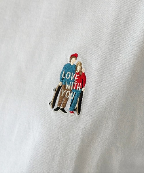tシャツ 「UNISEX」SAINTPAIN／EMBLEMラインロングスリーブT 2121551 レディース メンズ tシャツ 「UNISEX」SAINTPAIN／EMBLEMラインロングスリーブT