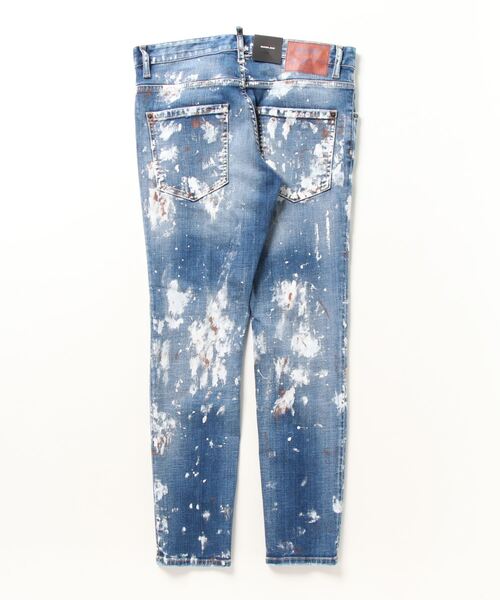 072181○ DSQUARED2 Skater Jean ダメージ加工 デニム