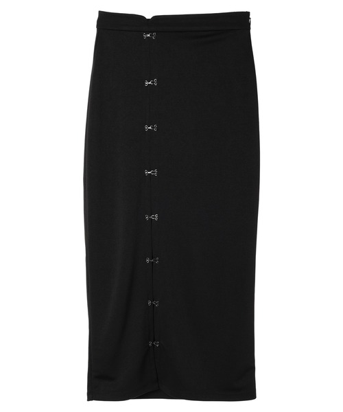 DURAS スカート ホックデザインスリット入りスカート : ZOZOTOWN