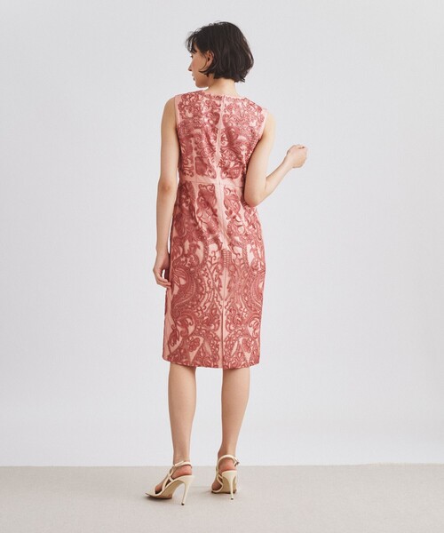「GRACE CONTINENTAL」 ノースリーブワンピース 34 ネイビー レディース