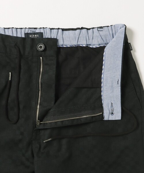 beams heart ハーフパンツ 黒 BEAMS HEART パンツ 冷感 ウエストドット ショートパンツ メンズ