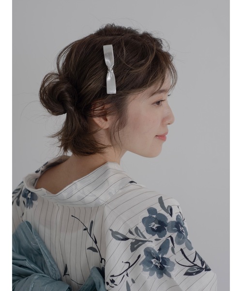 ヴィンテージ  金属　真珠　宝石  ヘアピン　 #221 スター フォッシル ヘアピン | THE HAIR BAR TOKYO