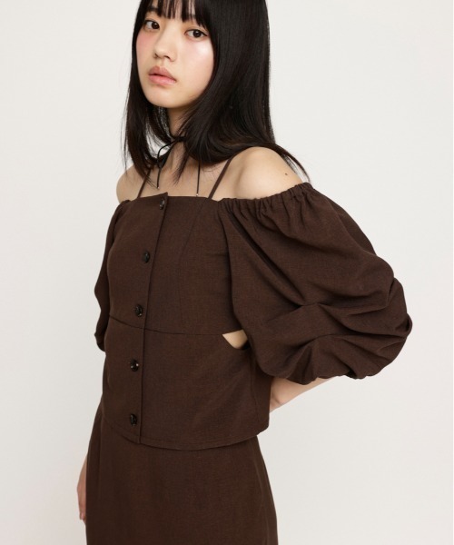 SLY ワンピース TUCK PUFF SEPARATE OP タック パフ セパレート