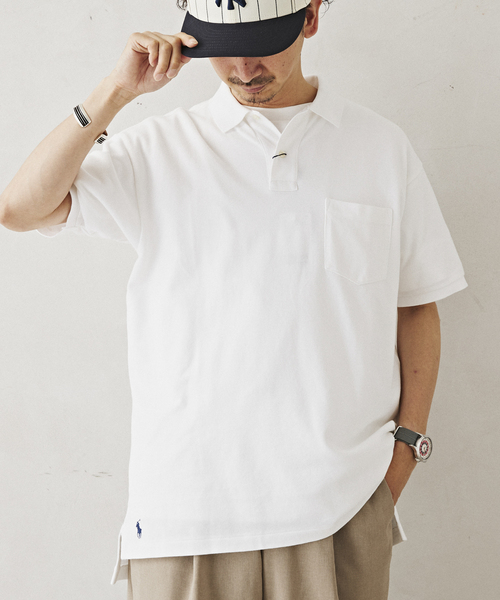 トップス POLO RALPH LAUREN BIG FIT POLO SHIRT Polo Ralph Lauren Big Pony Polo Crest Long Sleeve Polo, Size