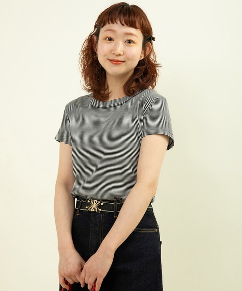 tシャツ 連シルフライスクルーネック 半袖Ｔシャツ レディース