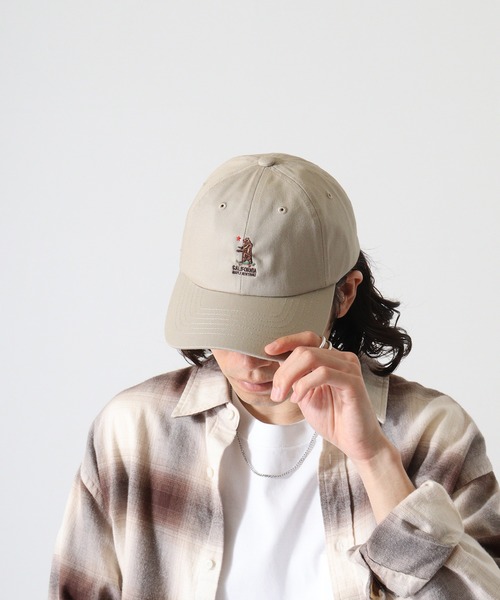 シモンズグランドセール NICE A HAVE CALIFORNIA TIME ロー BEAR 帽子 キャップ ! 帽子