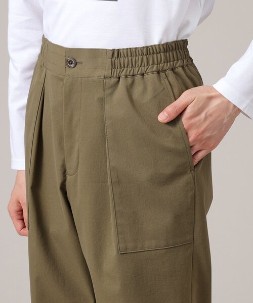 パンツ kecha AMBIDEX Store ○強撚TWILL HAKAMAパンツ(F BLACK): FLAT-cic-HATENA