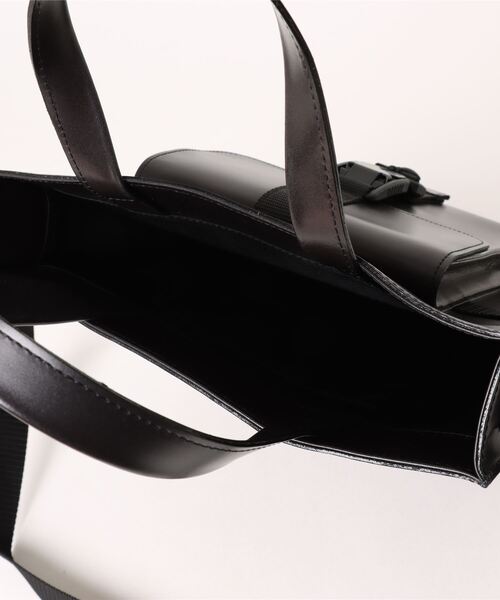 トートバッグ MAKAVELIC WATER PROOF LEATHER SHOULDER TOTE メンズ レディースの画像