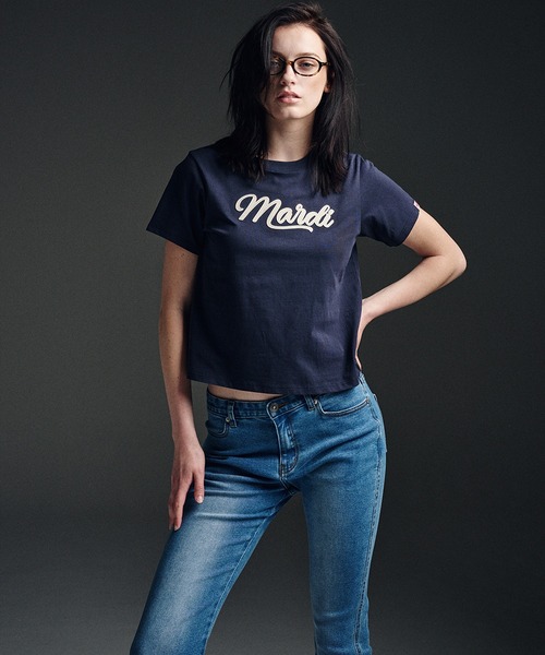 Mardi Mercredi tシャツ SLIM TSHIRT MARDI VINTAGE LOGO