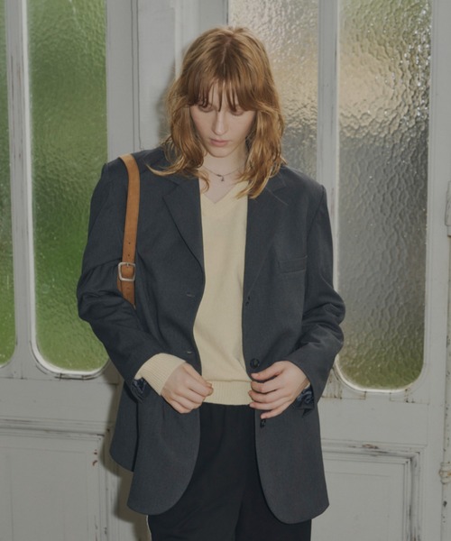 オーバーサイズテーラードジャケット GIUNON GIUNON ジャケット テーラードジャケット over size tailored