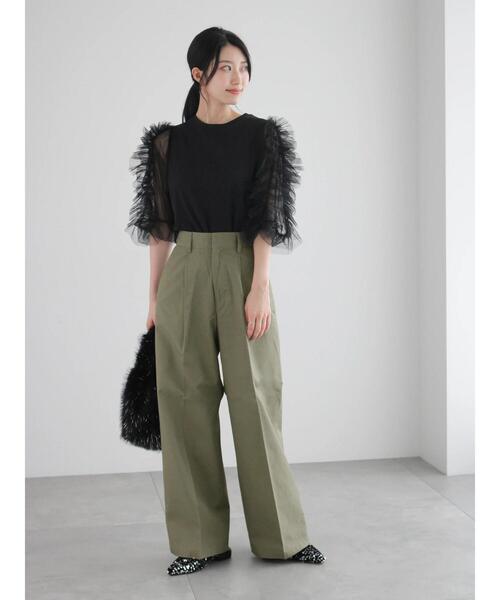 TEECHI ティーチ　レディース　ロングパンツ　サイズ　36 話題の”グルービーパンツ”をエディターが試着リポ！「ティーチ」の